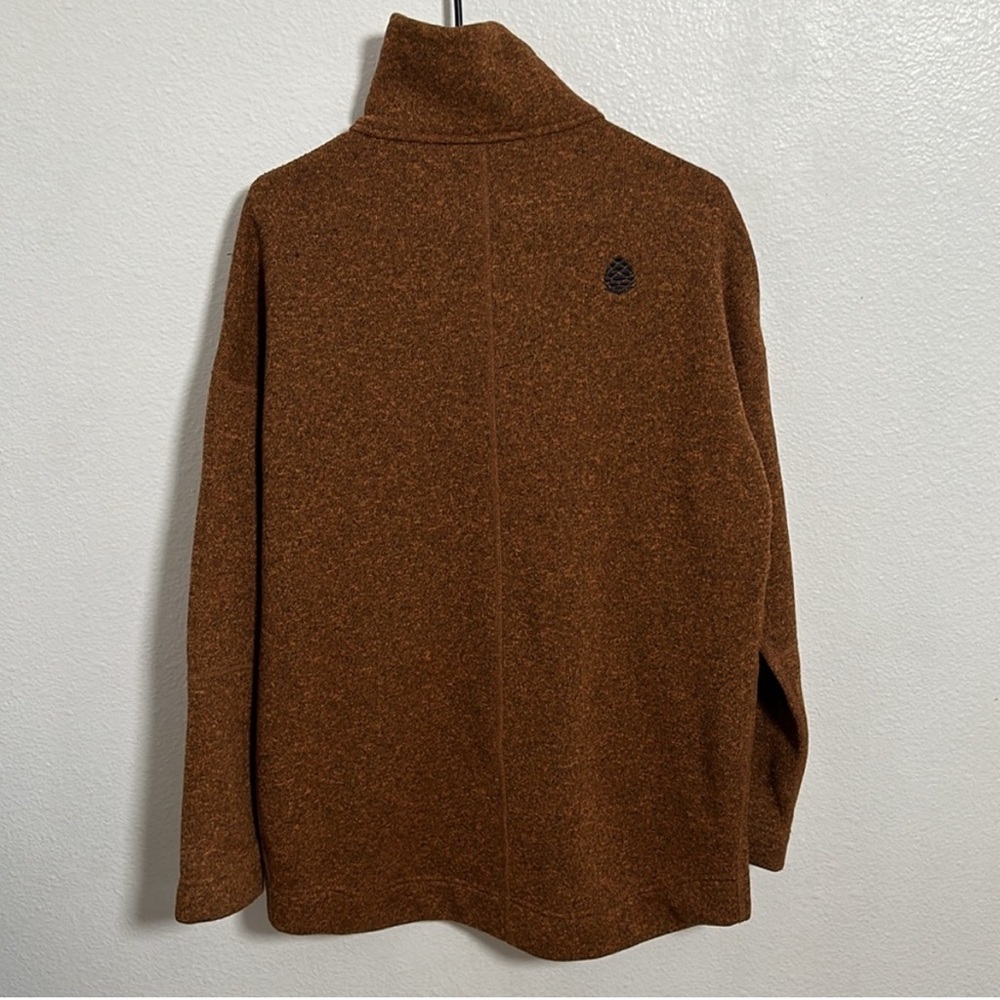 Stio Full Zip Saddle Heather Sweetwater Fleece Coat Womens S